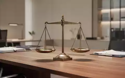 Eine Waage auf einem Schreibtisch als Symbol für Lohngerechtigkeit in einem modernen Büro. - Foto: über boerse-global.de