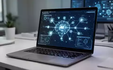 Modernes Laptop mit KI-Workflow-Oberfläche, Symbol für Automatisierung digitaler Aufgaben. - Foto: über boerse-global.de