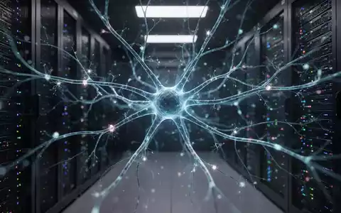 Abstrakte Darstellung neuronaler Netze und digitaler Sicherheit in einer Serverumgebung. - Foto: über boerse-global.de