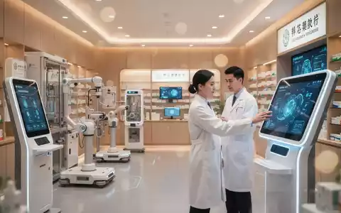 Moderne, technologisch ausgestattete Apotheke für Traditionelle Chinesische Medizin in Peking mit digitalen Diagnosegeräten. - Foto: über boerse-global.de
