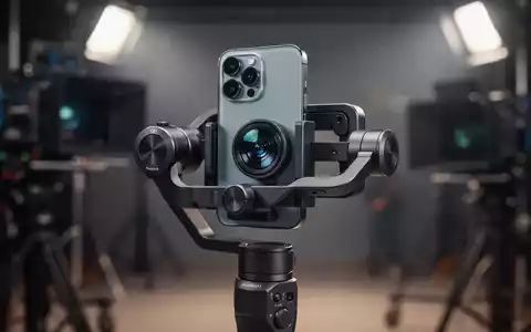 Hochwertiges Smartphone auf professionellem Gimbal-Rig für Kinofilmproduktion. - Foto: über boerse-global.de