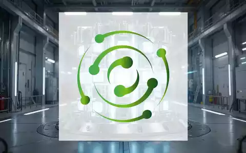 Abstrakte Darstellung eines modernen modularen Kernreaktors in einer futuristischen Industrieanlage. - Foto: über boerse-global.de
