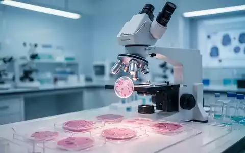 Ein modernes medizinisches Labor mit einem Mikroskop, das biologische Gewebeproben für die Forschung untersucht. - Foto: über boerse-global.de