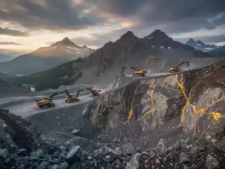Berglandschaft in British Columbia als Symbol für die Goldexploration am Treaty Creek Standort. - Foto: über boerse-global.de