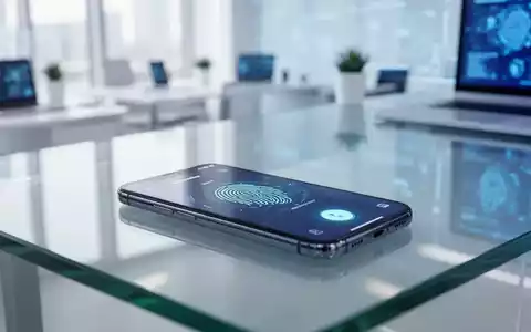 Ein Smartphone mit biometrischer Identitätsprüfung auf einem modernen Schreibtisch als Symbol für digitale Onboarding-Prozesse. - Foto: über boerse-global.de