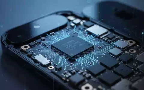 Nahaufnahme eines iPhone-Motherboards und Prozessorchips, die Hardwaresicherheitslücken darstellen. - Foto: über boerse-global.de