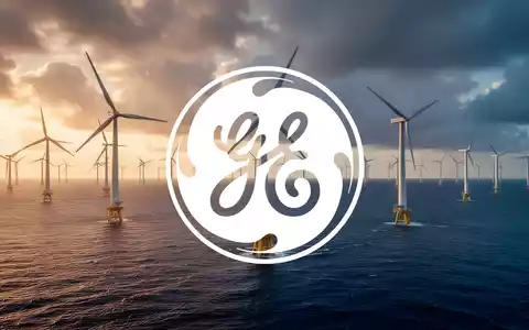 Moderne Windkraftanlagen auf hoher See bei Sonnenuntergang als Symbol fĂŒr die Energiewirtschaft. - Foto: ĂŒber boerse-global.de