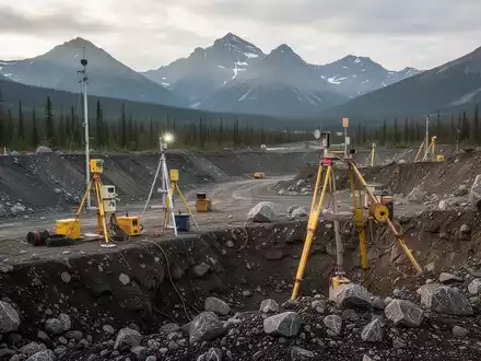Geologische Explorationsstätte in der Wildnis des Yukon bei GoldHaven Resources. - Foto: über boerse-global.de