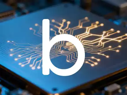 Abstrakte Darstellung moderner Halbleitertechnologie mit leuchtenden Schaltkreisstrukturen auf einem Silizium-Wafer. - Foto: über boerse-global.de