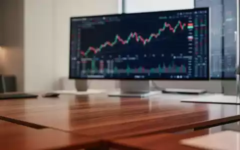 Digitaler Börsenchart auf einem modernen Monitor in einem professionellen Büroambiente. - Foto: über boerse-global.de