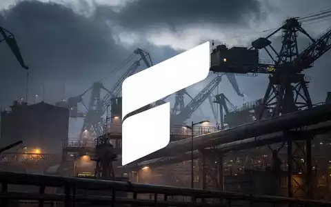 Abstrakte Darstellung einer industriellen Szenerie in düsterem Licht, die Marktvolatilität symbolisiert. - Foto: über boerse-global.de