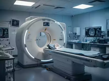 Moderne medizinische Untersuchungseinrichtung mit Computertomograph zur rechtsmedizinischen Analyse von Verletzungen. - Foto: über boerse-global.de