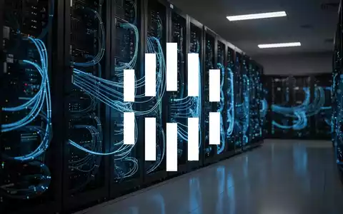Moderne Rechenzentrum-Infrastruktur mit leuchtenden Glasfaserkabeln und Server-Racks in einem High-Tech-Umfeld - Foto: über boerse-global.de