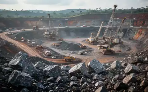 Industrielles Bergbaugelände zur Gewinnung von Seltenen Erden in Brasilien. - Foto: über boerse-global.de