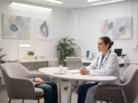 Heller, moderner Beratungsraum mit empathischer Atmosphäre zur Symbolisierung von mentaler Gesundheit und Prävention. - Foto: über boerse-global.de