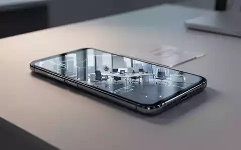 Modernes Smartphone auf minimalistischem Schreibtisch, Symbol für nahtlose drahtlose Datenmigration. - Foto: über boerse-global.de