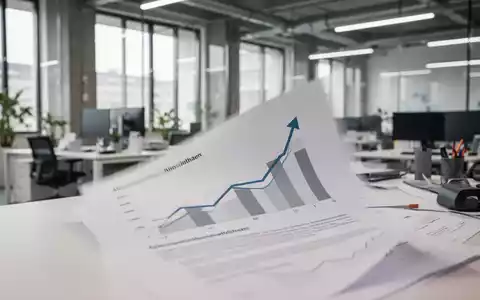 Modernes Büro mit Dokumenten und einer Grafik, die auf steigende Trends hindeutet, in einer professionellen Arbeitsumgebung. - Foto: über boerse-global.de