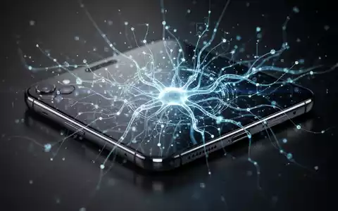 Modernes Smartphone mit einer abstrakten KI-Benutzeroberfläche zur Visualisierung agentischer Systeme. - Foto: über boerse-global.de