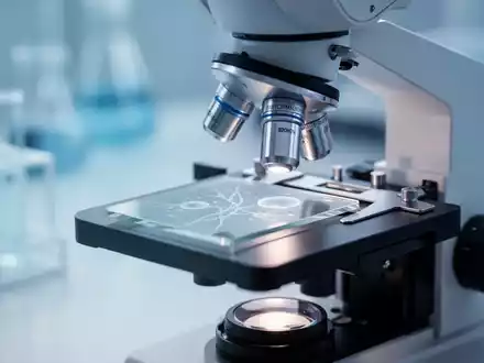 Modernes medizinisches Labor mit Mikroskop und wissenschaftlichen Präparaten zur Erforschung von Entzündungsprozessen. - Foto: über boerse-global.de