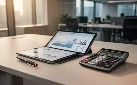 Ein moderner Schreibtisch mit Taschenrechner und Tablet zur Finanzplanung in einem hellen Büro. - Foto: über boerse-global.de