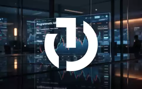 Abstrakte Darstellung digitaler Werbetechnologie und Marktvolatilität in einem modernen, professionellen Finanzkontext. - Foto: über boerse-global.de
