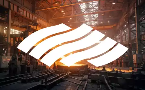 Modernes Stahlwerk mit glühendem Metall in einer industriellen Produktionshalle. - Foto: über boerse-global.de