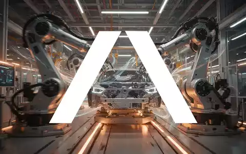 Abstrakte Darstellung einer modernen Automobilfertigung mit Fokus auf technologische Innovation und Investition. - Foto: über boerse-global.de