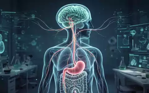Stilisierte anatomische Darstellung des Vagusnervs, der das Gehirn mit den inneren Organen verbindet. - Foto: über boerse-global.de
