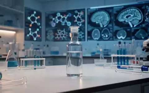 Modernes medizinisches Forschungslabor mit wissenschaftlichen Geräten und molekularbiologischen Darstellungen. - Foto: über boerse-global.de
