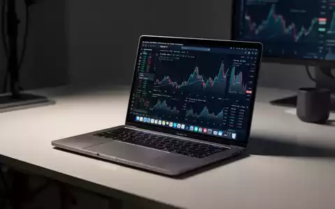 Ein schlankes MacBook Pro auf einem modernen, minimalistischen Schreibtisch, das Apples bevorstehende Hardware-Überholung repräsentiert. - Foto: über boerse-global.de
