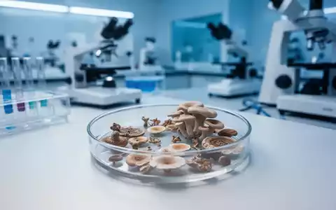 Laborumgebung mit einer Petrischale und medizinischen Pilzextrakten fĂŒr die onkologische Forschung. - Foto: ĂŒber boerse-global.de