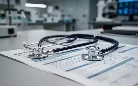 Medizinisches Labor mit Stethoskop und klinischem Bericht als Symbol für evidenzbasierte Medizin. - Foto: über boerse-global.de