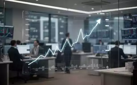 Digitaler Finanzchart mit einer stabilen Trendlinie auf einem modernen Bildschirm in einem Handelsraum. - Foto: über boerse-global.de
