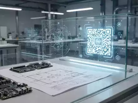 Digitale QR-Code-Oberfläche auf einem Bildschirm für Produktnachhaltigkeit und digitale Pässe in der EU. - Foto: über boerse-global.de