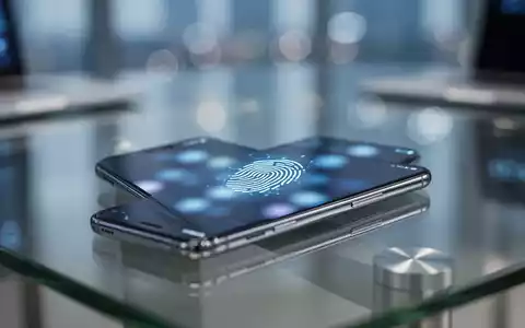 Ein Smartphone mit biometrischem Authentifizierungssymbol auf einem modernen Schreibtisch als Symbol für digitale Sicherheit. - Foto: über boerse-global.de