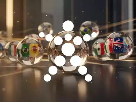 Abstraktes, elegantes Konzeptbild zum Thema Lotterie und Glücksspiel mit glänzenden Kugeln und atmosphärischer Beleuchtung. - Foto: über boerse-global.de