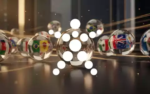 Abstraktes, elegantes Konzeptbild zum Thema Lotterie und Glücksspiel mit glänzenden Kugeln und atmosphärischer Beleuchtung. - Foto: über boerse-global.de