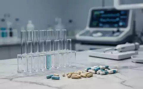 Moderne Laborumgebung mit Nahrungsergänzungsmitteln und medizinischen Analysegeräten für präventive Diagnostik. - Foto: über boerse-global.de
