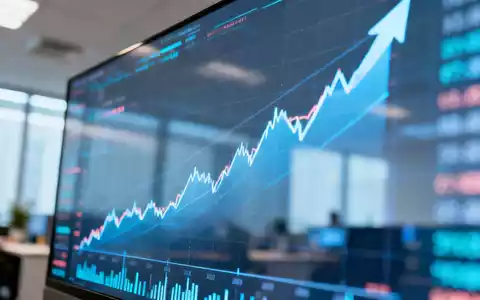 Moderne Finanz-Anzeigetafel mit steigenden Aktienkursen in einem hellen Bürogebäude. - Foto: über boerse-global.de
