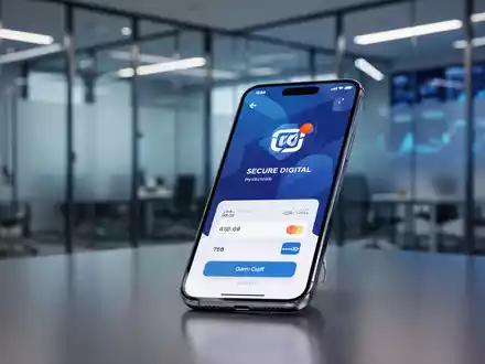Smartphone mit sicherer mobiler Zahlungsoberfläche in professionellem Büro. - Foto: über boerse-global.de