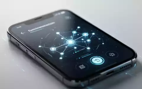 Nahaufnahme eines Smartphone-Bildschirms mit Datensynchronisation bei drahtloser Migration. - Foto: über boerse-global.de