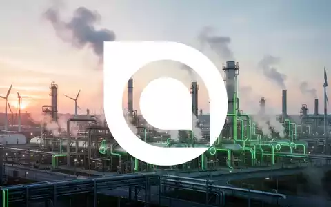 Moderne Industrieanlage zur Produktion von grünem Wasserstoff bei Sonnenaufgang. - Foto: über boerse-global.de