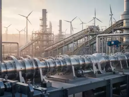 Moderne industrielle Anlage zur Metallverarbeitung in der Morgensonne - Foto: über boerse-global.de