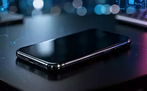 Ein modernes Smartphone auf einem dunklen Schreibtisch als Symbol für digitale Sicherheit und veraltete Software. - Foto: über boerse-global.de
