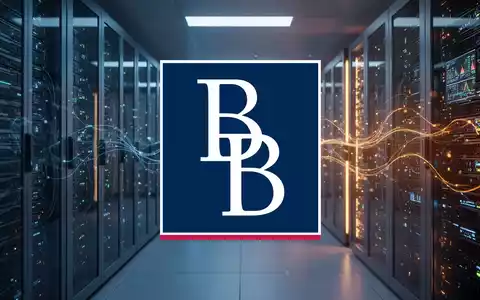 Abstrakte Darstellung moderner KI-Technologie und Datenverarbeitung in einem professionellen Serverumfeld. - Foto: über boerse-global.de