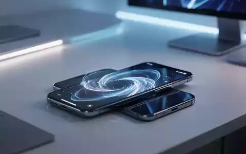 Smartphone mit modernem Interface in professionellem, gedimmtem Arbeitsbereich. - Foto: über boerse-global.de
