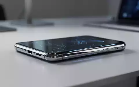 Nahaufnahme eines modernen Smartphones auf einem Schreibtisch, das sein schlankes Design und fortschrittliche Hardware zeigt. - Foto: über boerse-global.de