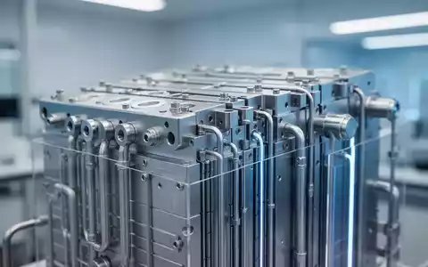 Nahaufnahme einer modernen Wasserstoff-Brennstoffzelle in einem technologischen Laborumfeld. - Foto: über boerse-global.de
