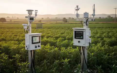 Moderne Messtechnik in einer nachhaltig bewirtschafteten Agrarlandschaft zur Darstellung von Ressourcenmanagement. - Foto: ĂŒber boerse-global.de
