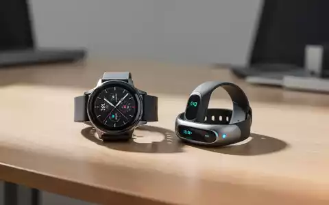 Moderne Smartwatch und ein Fitness-Tracker liegen auf einem Schreibtisch als Symbol für digitale Gesundheitsanalyse. - Foto: über boerse-global.de